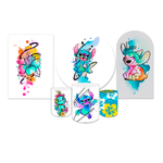 Kit Completo Stitch Fundo Branco