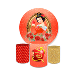 Kit Capa Painel + Trio Cilindros Branca De Neve Vermelho