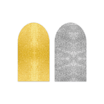 Capa Painel Romano Dupla Face Glitter Dourado e Prata
