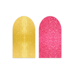 Capa Painel Romano Dupla Face Glitter Dourado e Pink