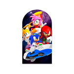 Kit Capadinho + Painel Romano Tema Sonic 02