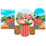 Kit Casadinho + Painel Romano Tema Fazendinha