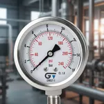 Manômetro Vert Inox Glic Bsp 1/2 0-16 Bar 240 Psi Genebre 