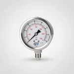 Manômetro Vert Inox Glic Bsp 1/2 0-16 Bar 240 Psi Genebre 