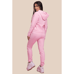 Conjunto Moletinho Feminino Canguru | Rosa