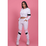 Conjunto Moletom Feminino Sofia | Branco