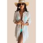 Camisa Saída de Praia Iara Branca