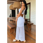 Vestido Tricô Branco Maya