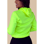 Blusa De Moletom Feminino Canguru Verde Neon