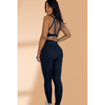 Conjunto Fitness Calça Preto 025
