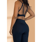 Conjunto Fitness Calça Preto 025