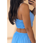 Conjunto Azul Viscose