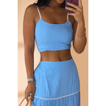 Conjunto Azul Viscose