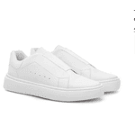 Tênis Casual Sneaker All White Borgatta 