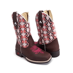 TEXANA INFANTIL EM COURO ESTAMPADO