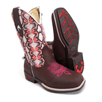 TEXANA INFANTIL EM COURO ESTAMPADO