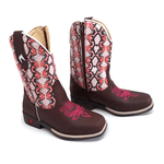 TEXANA INFANTIL EM COURO ESTAMPADO