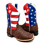 BOTA TEXANA EM COURO ESTADOS UNIDOS ESCAMADA