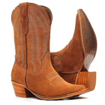 Bota Solana Camurça Caramelo