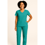 Camisa Scrub Verde Jade Feminino Pijama Cirúrgico 