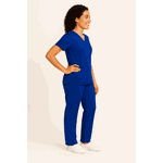 Camisa Scrub Basic Pijama Cirurgico Azul Royal