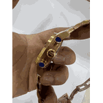 Relogio Bvlgari - Eskeleto Com Safira Cod.bvesas-008
