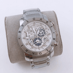 Relogio Bvlgari - Eskeleto Com Safira Cod.bvesas-003