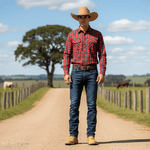 Botina Agrícola Masculina Couro Nobuck Milho