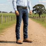 Botina Agrícola Masculina Couro Nobuck Mel