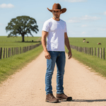 Coturno Masculino Agrícola Couro Nobuck Chocolate