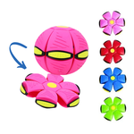 Brinquedo Bola Pet Disco Voador com LED 2 em 1 para Cães e Gatos - Cores Sortidas