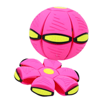 Brinquedo Bola Pet Disco Voador com LED 2 em 1 para Cães e Gatos - Cores Sortidas