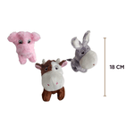 Pelúcia para Cães e Gatos Fazenda Fofa 18cm – Sortidos