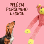 Brinquedo Pelúcia Porquinho George 45cm