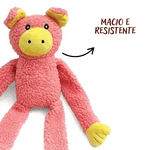 Brinquedo Pelúcia Porquinho George 45cm