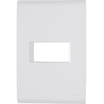 Placa 4x2 com 1 Posto Horizontal Branco LIZ - Tramontina