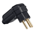 Pino Plugue Macho 2P+T 20a 90° Prensa Cabo Preto Margirius 