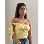 Blusa Julia de Nó Amarelo
