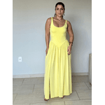 Vestido Aurora Amarelo Manteiga