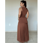 Vestido Helena Marrom