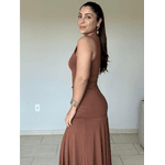 Vestido Helena Marrom