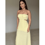 Vestido Olívia Amarelo Bebê