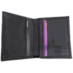 Carteira Slim - BP37 - PRETA - Couro Legítimo