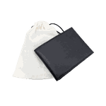 Carteira Slim - BP81 - PRETA - Couro Legítimo