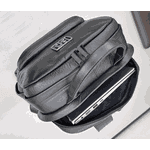 MOCHILA PARA NOTEBOOK WORKSPACE - COURO LEGÍTIMO - PRETA