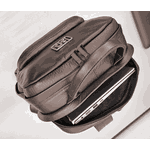 MOCHILA PARA NOTEBOOK WORKSPACE - COURO LEGÍTIMO - TABACO