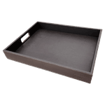 Bandeja De Café Workspace G - ST - TABACO - Couro Legítimo