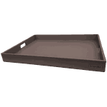 Bandeja De Café Workspace XG - ST - TABACO - Couro Legítimo