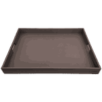 Bandeja De Café Workspace XG - ST - TABACO - Couro Legítimo