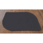 Jogo Americano Folha + Porta Copos - Kit Com 6 - Cor: Preto